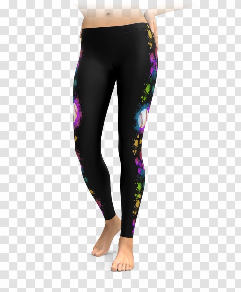 T-shirt Leggings Yoga Pants Tights - Clothing - Paint Splatter Skin Transparent PNG