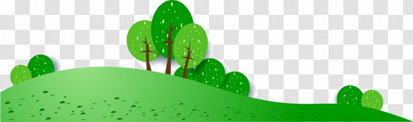 Drawing Landscape - Little Fresh Green Grass Transparent PNG