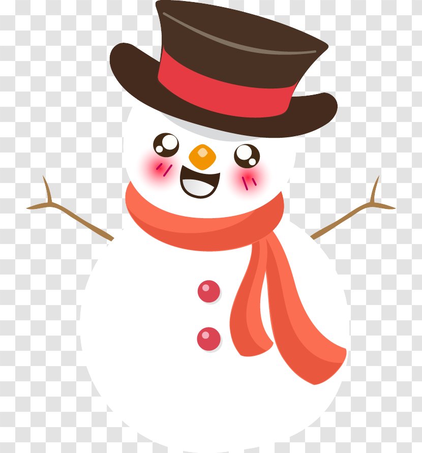 Snowman - Costume Hat Broom Transparent PNG