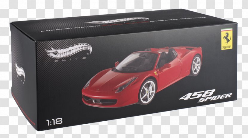 Model Car Ferrari 458 Spider Scale Models - Supercar Transparent PNG