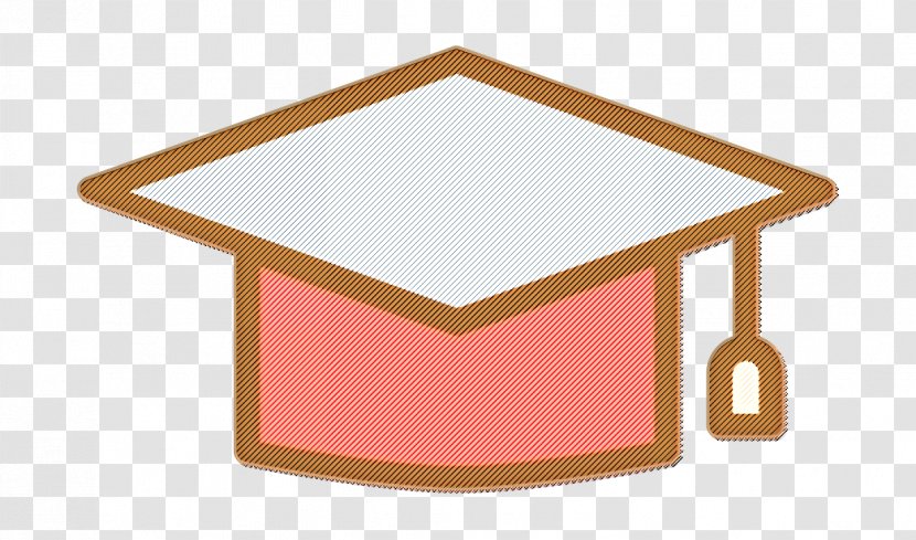 Graduation Icon - Education - Table Color Transparent PNG