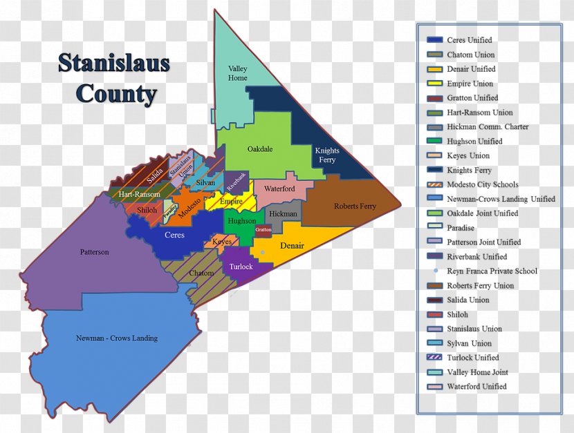 Hughson Ceres Denair Patterson Map - City Transparent PNG