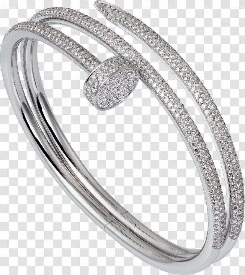 Bracelet Jewellery Cartier Bangle Diamond - Carat Transparent PNG