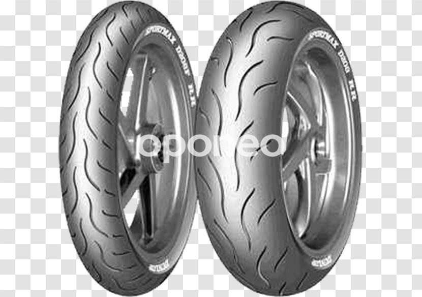 Dunlop Tyres Motorcycle Tires Car - Synthetic Rubber Transparent PNG