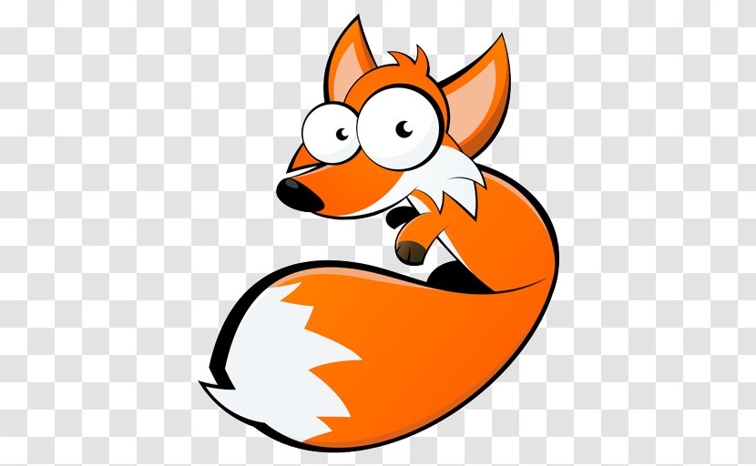 Drawing Cartoon Royalty-free - Orange - Fox Transparent PNG