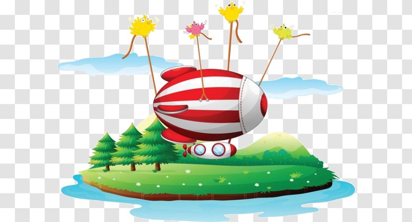 Royalty-free Child Illustration - Photography - Cartoon Sea Hot Air Balloon Transparent PNG