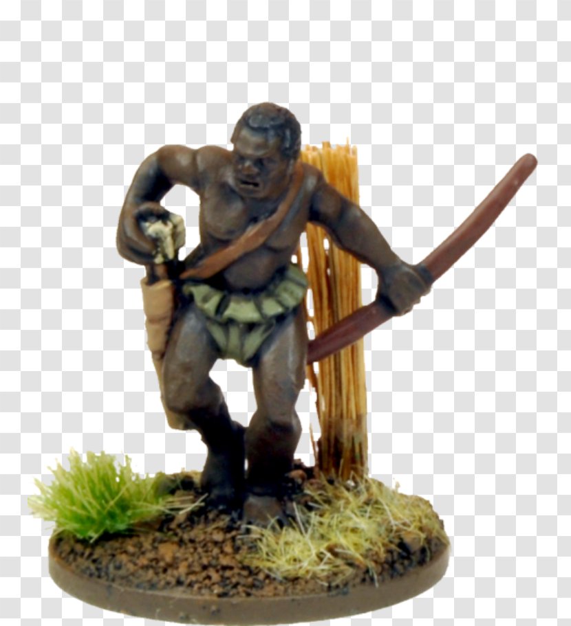 Cannibalism Beast Boy Bushongo Figurine Statue - African Tribes Transparent PNG