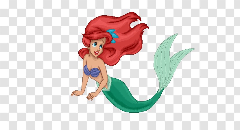 Ariel Mermaid Animation Disney Princess - Watercolor Transparent PNG