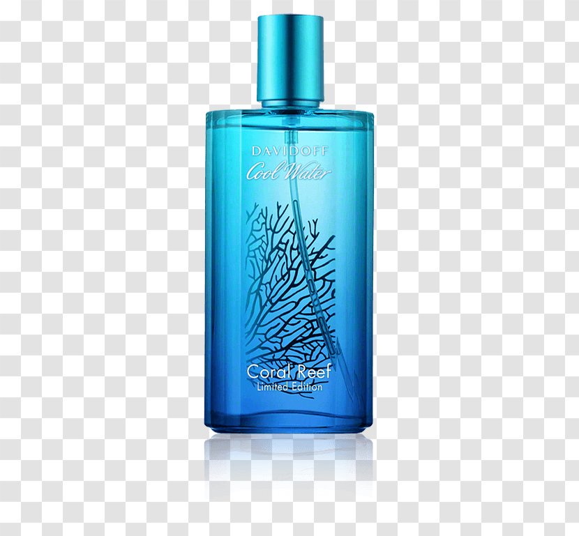 Perfume Eau De Toilette Cool Water Coral Reef - Liquid - Summer Edition Transparent PNG