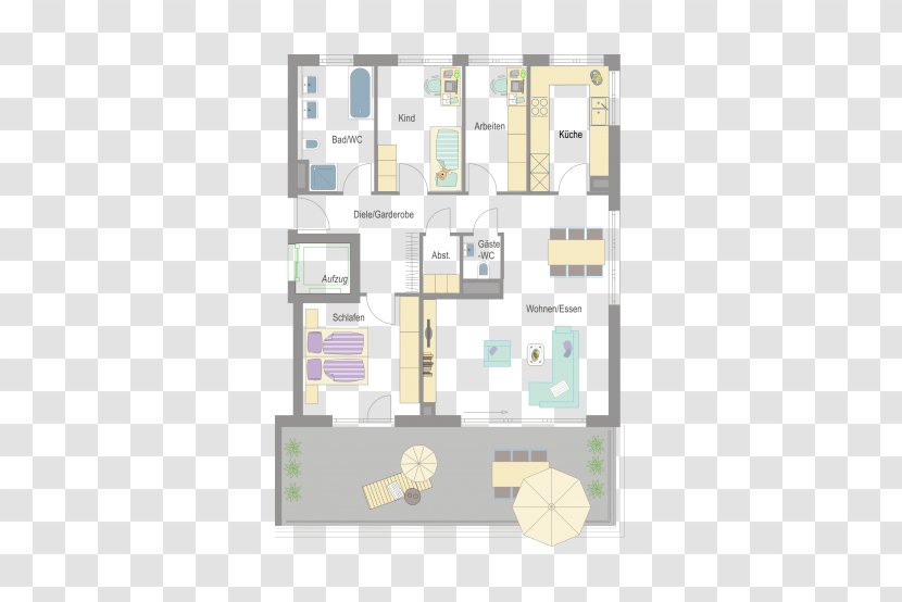 Floor Plan Square Meter - Angle Transparent PNG
