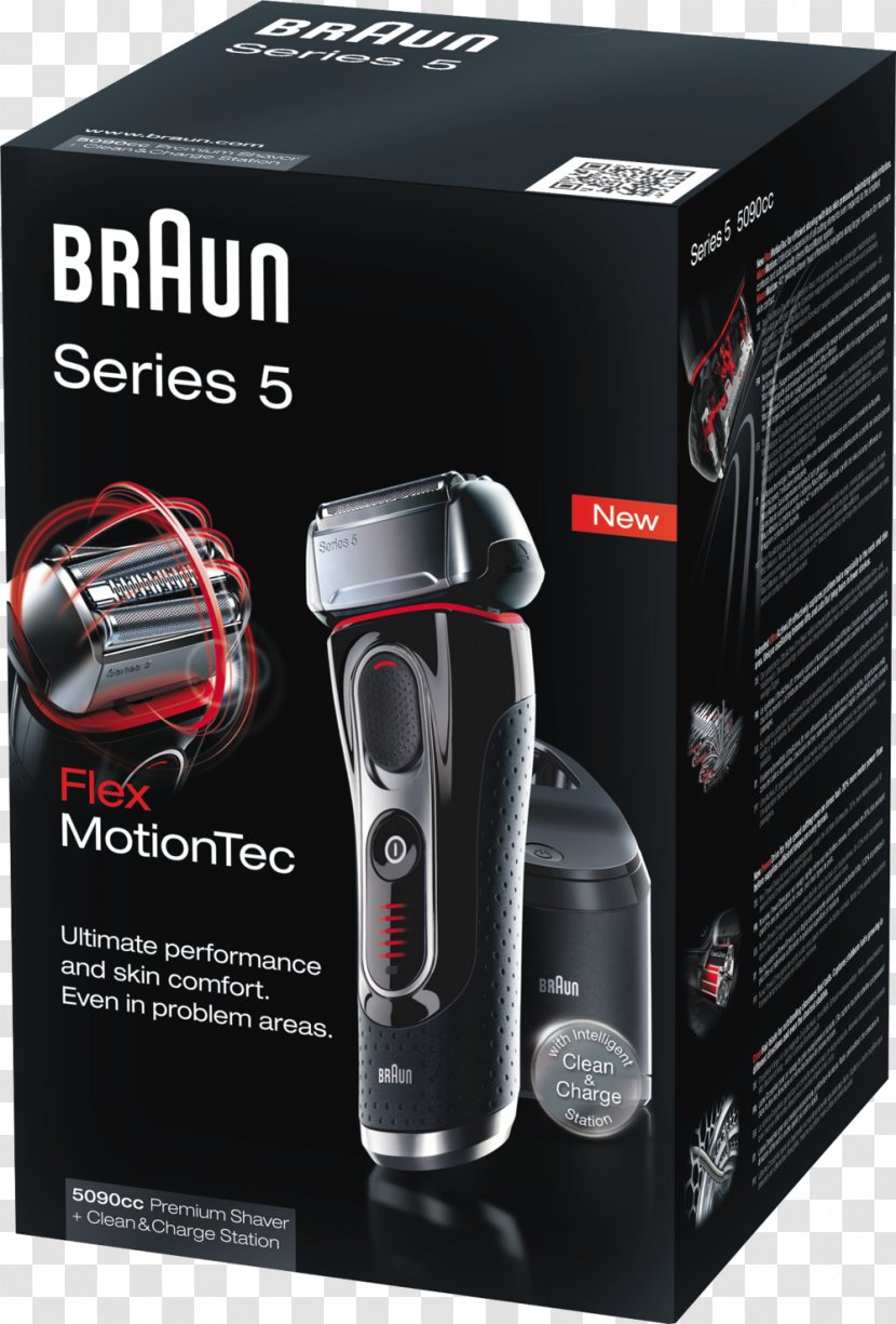 Electric Razors & Hair Trimmers Shaving Braun Series 5 5090cc - Audio - Razor Transparent PNG
