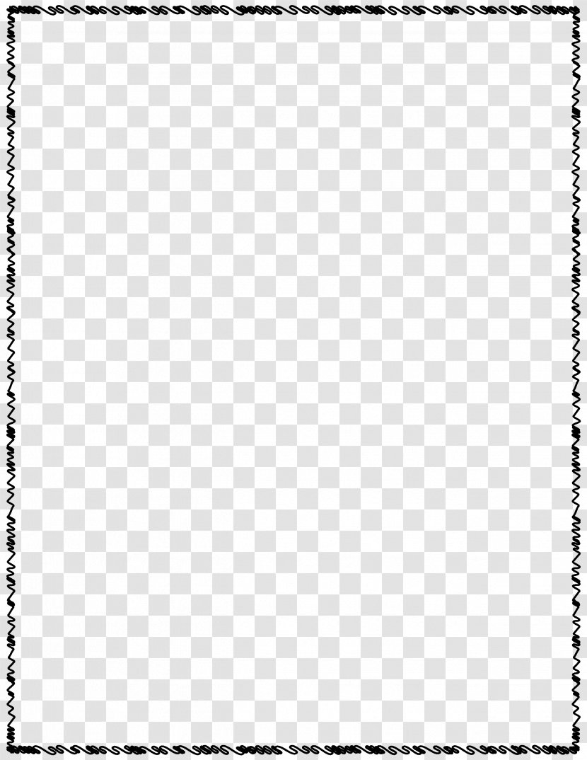 Borders And Frames Thumbnail Clip Art - Monochrome - Page Transparent PNG