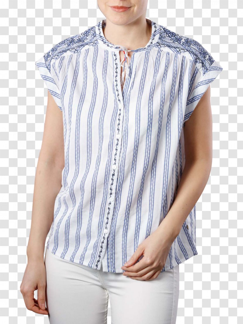 Blouse T-shirt Shoulder Sleeve Button - Tshirt Transparent PNG