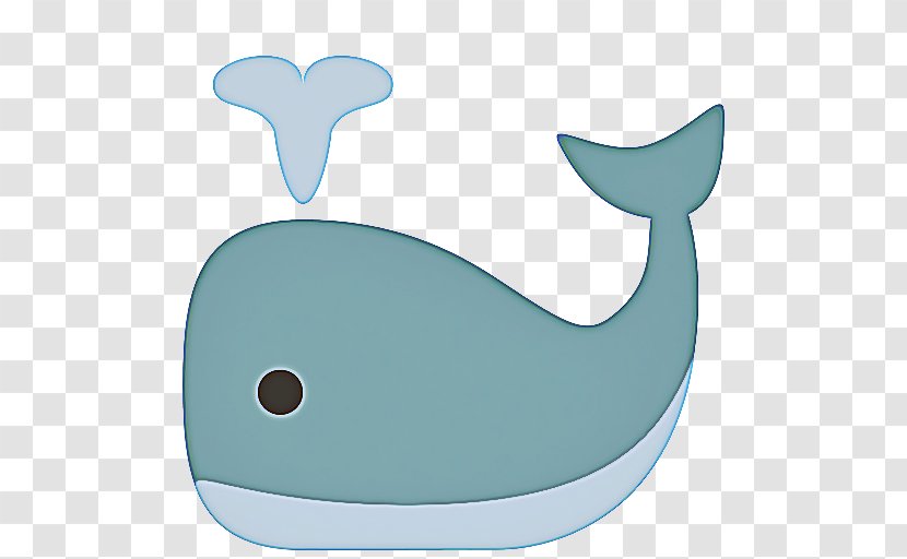 Whale Cartoon - Turquoise - Blue Transparent PNG