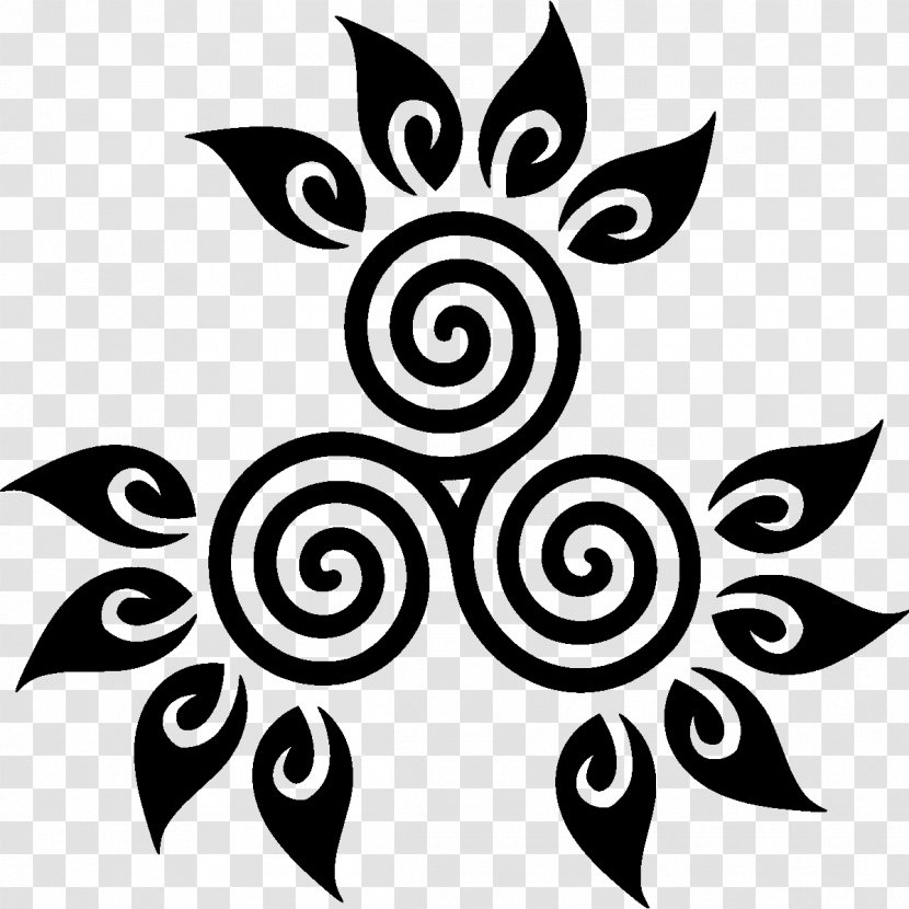 Archimedean Spiral Tattoo Artist Triskelion - Golden - Antimony Symbol Transparent PNG