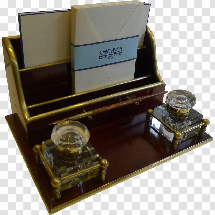 Inkwell Desk Antique Inkstand Stationery - Holder Transparent PNG