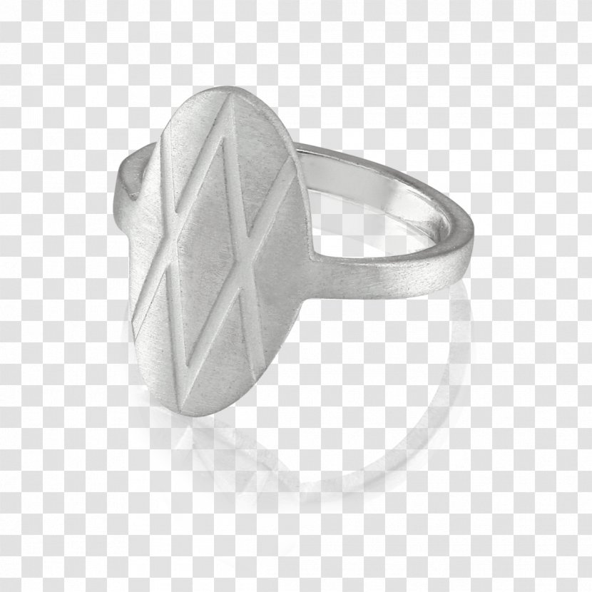 Earring Silver Garber.dk Jewellery - Platinum - Ring Transparent PNG