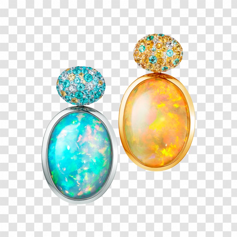 Opal Jewellery Gemstone Earring Thomas Jirgens Jewel Smiths - Clothing Accessories - Water And A Flame Transparent PNG