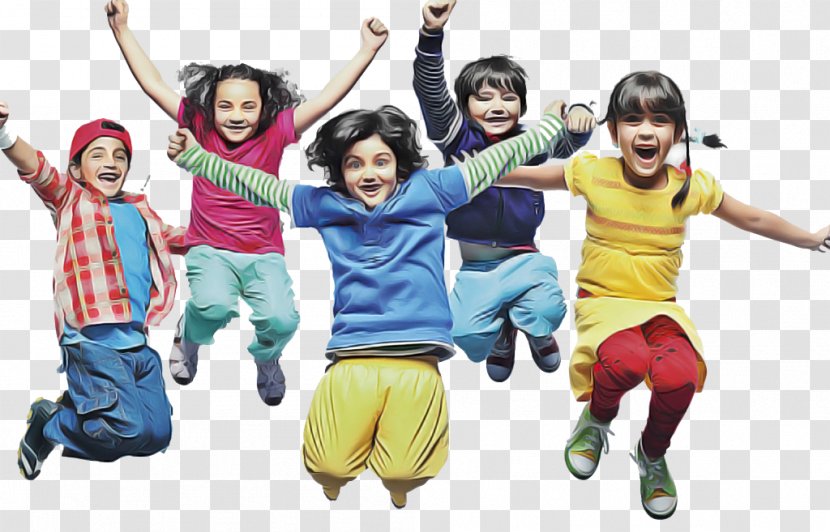 People Social Group Fun Youth Jumping - Happy - Playing With Kids Child Transparent PNG