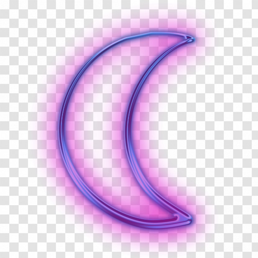 Clip Art Crescent Desktop Wallpaper Image - Purple - Moon Transparent PNG