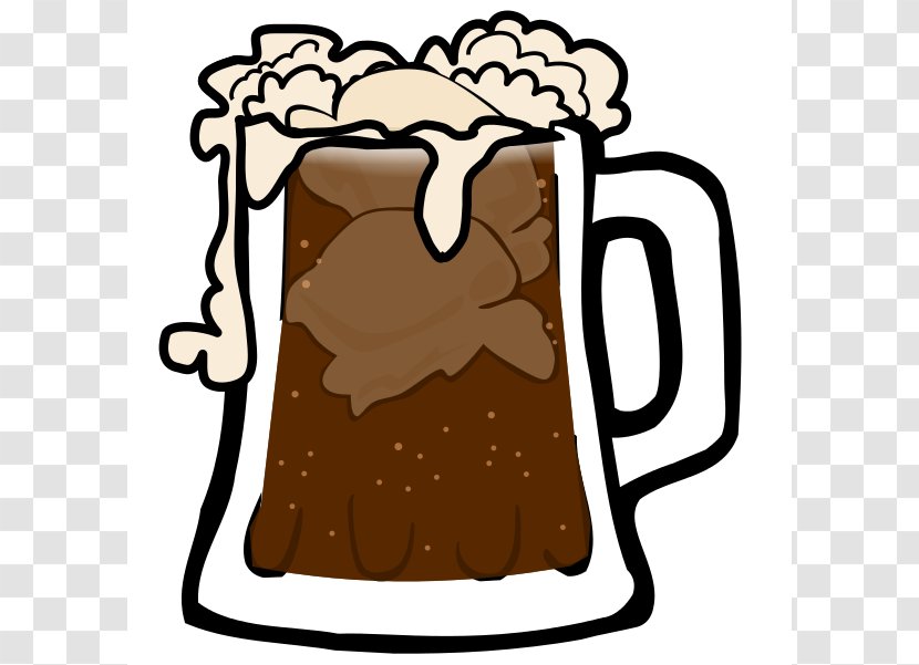 A&W Root Beer Glassware Clip Art - Mug - Santa Cliparts Transparent PNG