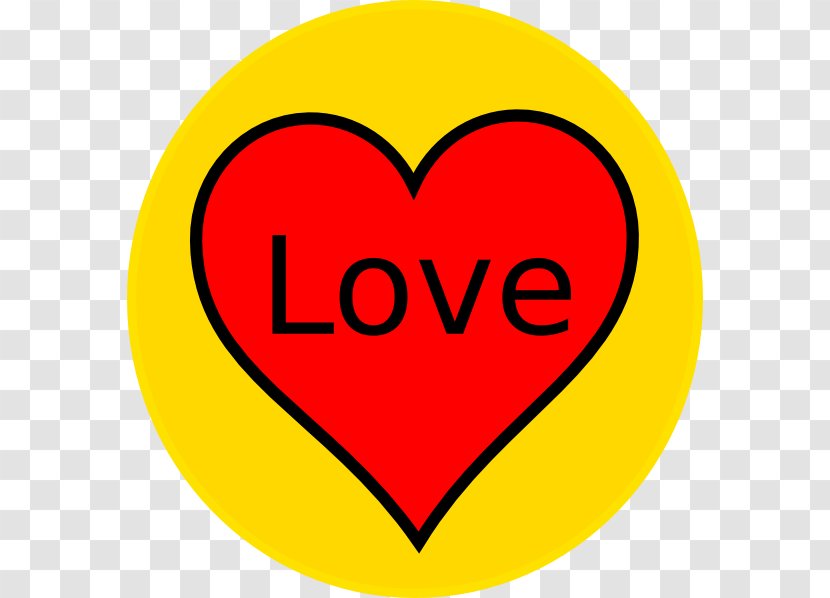Clip Art Heart Yellow Red Logo - Smile Transparent PNG