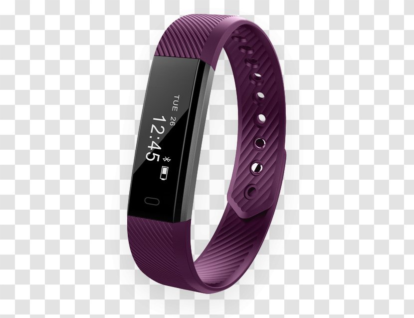 Activity Monitors Pedometer Physical Fitness Wristband Fitbit - Purple - Watch Transparent PNG