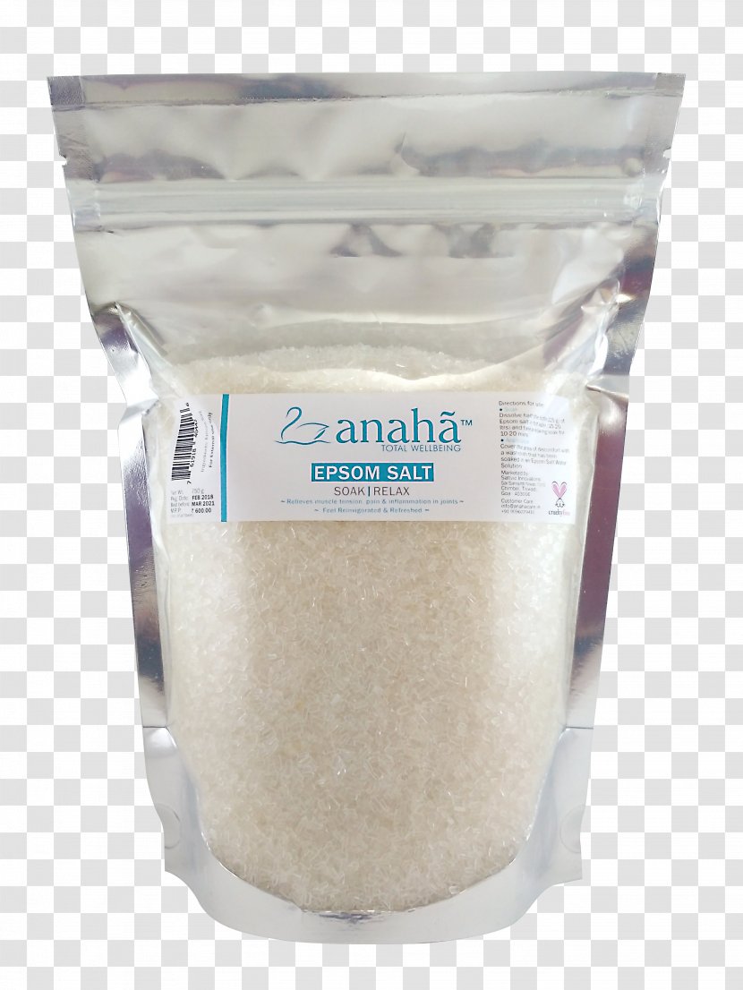 Epsom Magnesium Sulfate Bath Salts Fleur De Sel - Sea Salt Transparent PNG