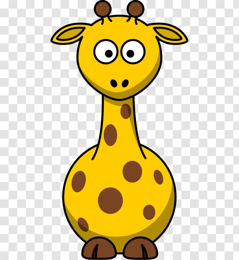 Giraffe Clip Art - Line - Free Pictures Transparent PNG