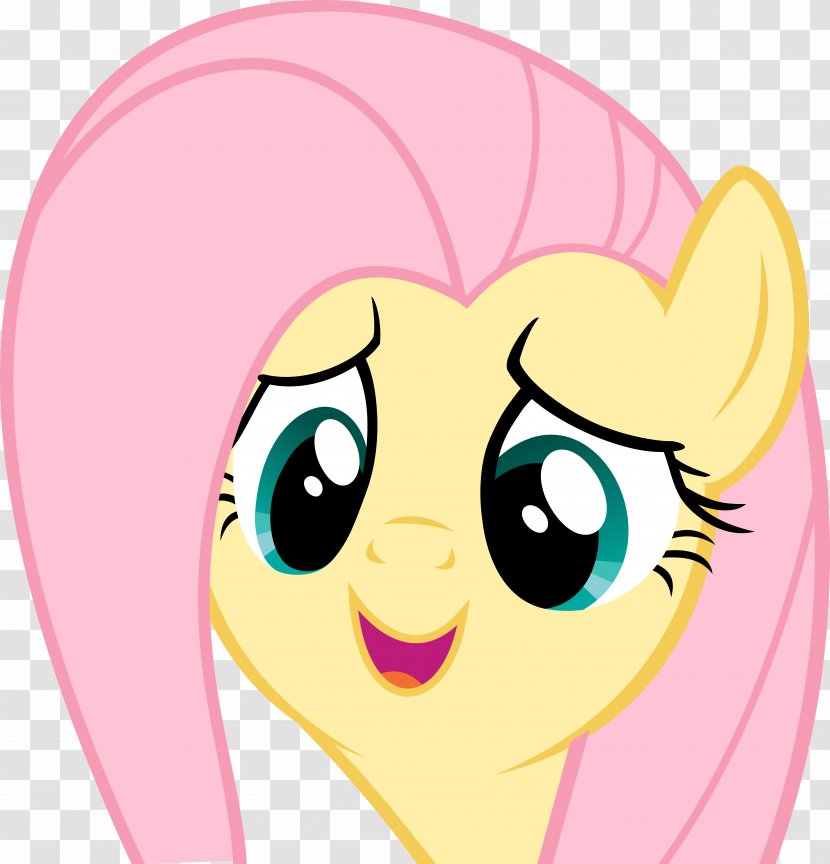 Pony Fluttershy Flutter Brutter Happiness Illustration - Heart - Kiss Transparent PNG