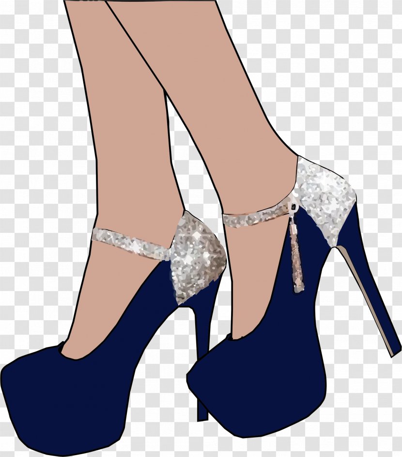 High-heeled Footwear Shoe Clip Art - Watercolor - High Heel Transparent PNG