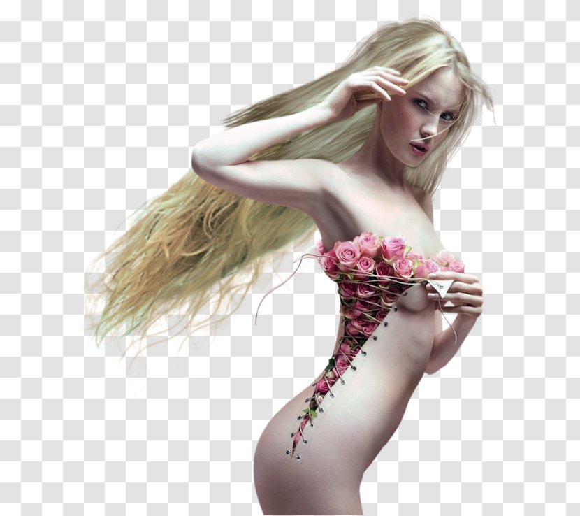 Woman Flower Fashion Idea Transparent PNG