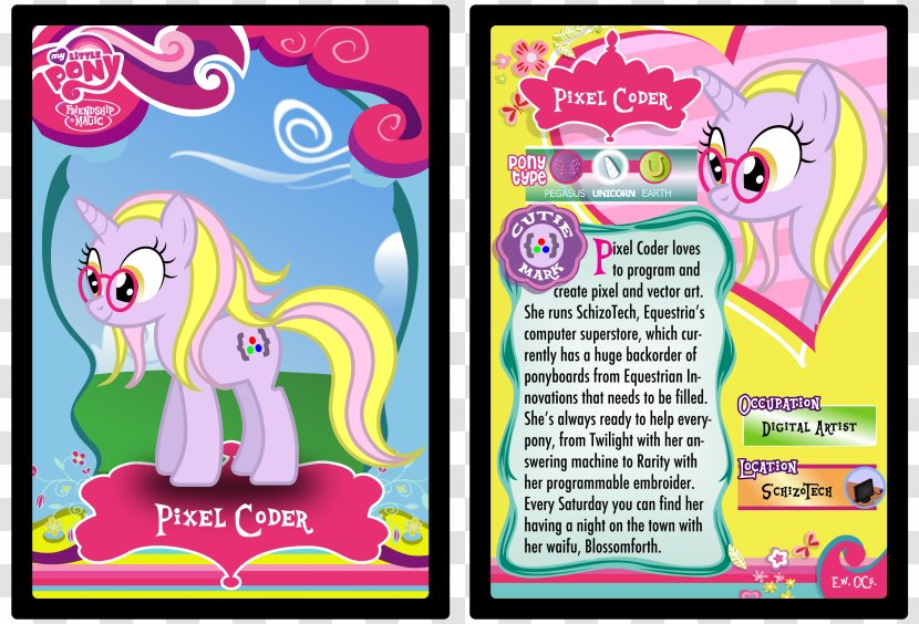 My Little Pony: Friendship Is Magic Fandom Squidward Tentacles Spike Cartoon - Pony - Collector Card Transparent PNG