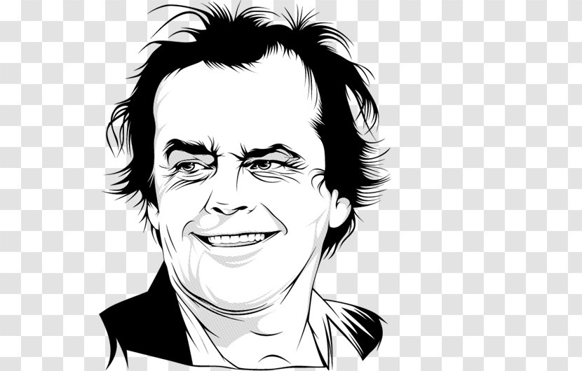 Drawing Photography Portrait - Cartoon - Jack Nicholson Transparent PNG