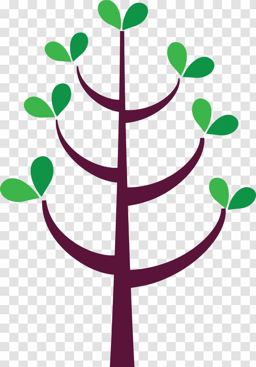 Leaf Plant Tree Symbol Plant Stem Transparent PNG