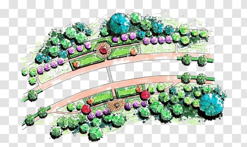 Park Plan - Hand-painted Transparent PNG