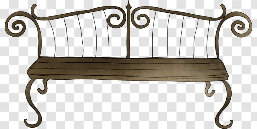 Bench Table Chair - Garden - Park Transparent PNG