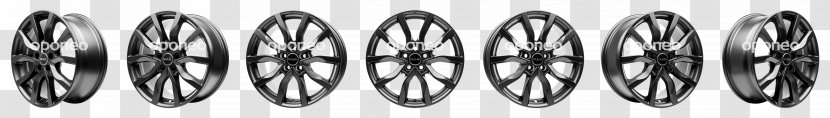 Tire Wheel Rim Metal Font - Highlands Transparent PNG