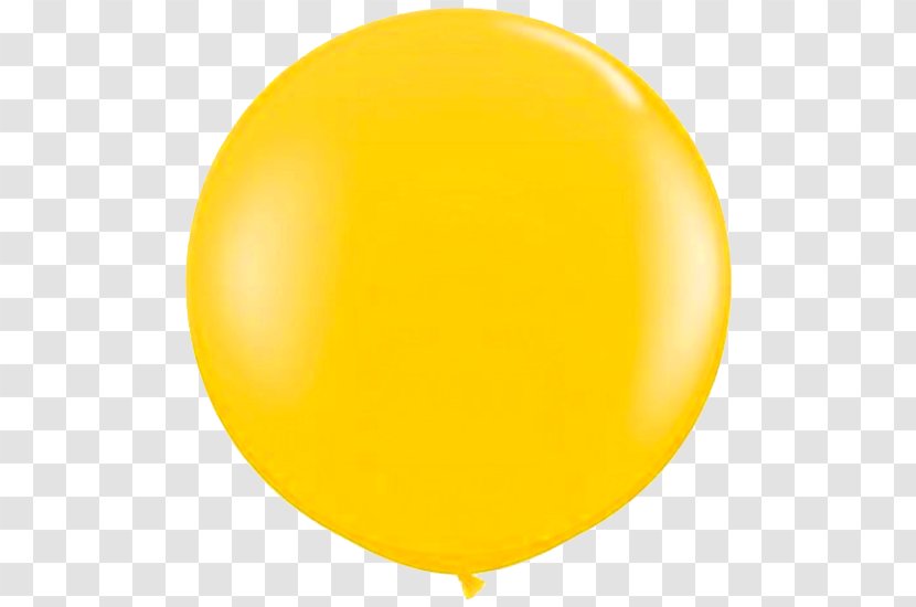 Color Paint Yellow Balloon - Orange - Flat Balloons Transparent PNG