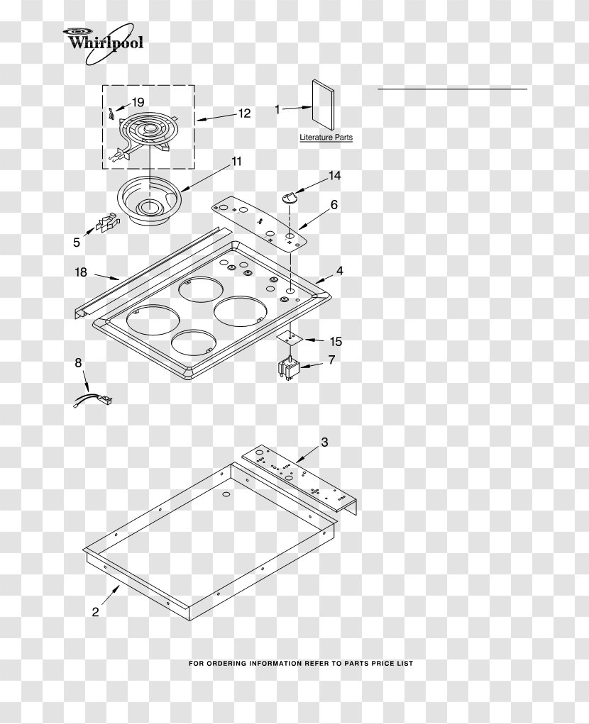Electric Stove Cooking Ranges Whirlpool Corporation Electricity Timer - Drawing - Sa Transparent PNG