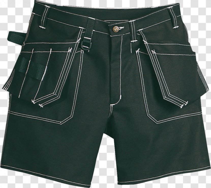 Workwear Shorts Pants Pocket Clothing - Coat - Leather Show Transparent PNG