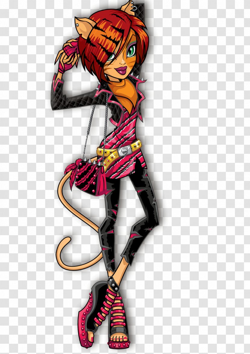 Ghoul Monster High Freak Du Chic Toralei Doll Werecat - Friday The 13th Catty Noir - Monsters Transparent PNG