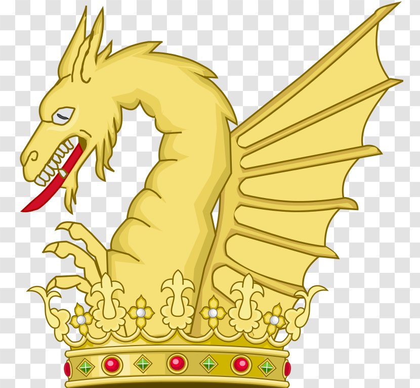 Coat Of Arms The Crown Aragon Kingdom County Barcelona - Tail - Helmet Transparent PNG