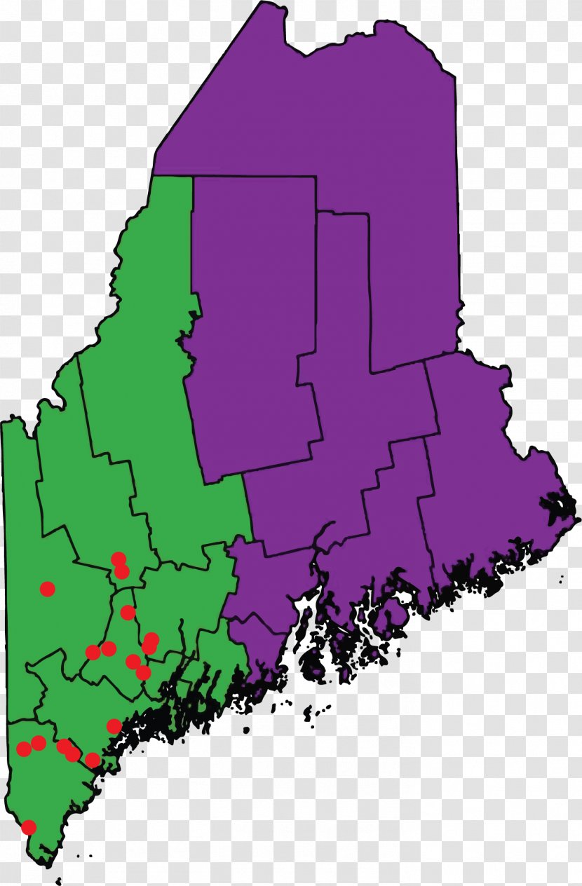 Maine, Maine City Map Road - Town Of Unity Transparent PNG