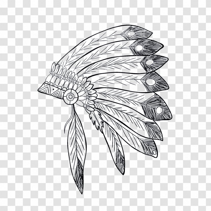 War Bonnet Indigenous Peoples Of The Americas Native Americans In United States Headgear Clip Art - Artwork - Drawing Transparent PNG