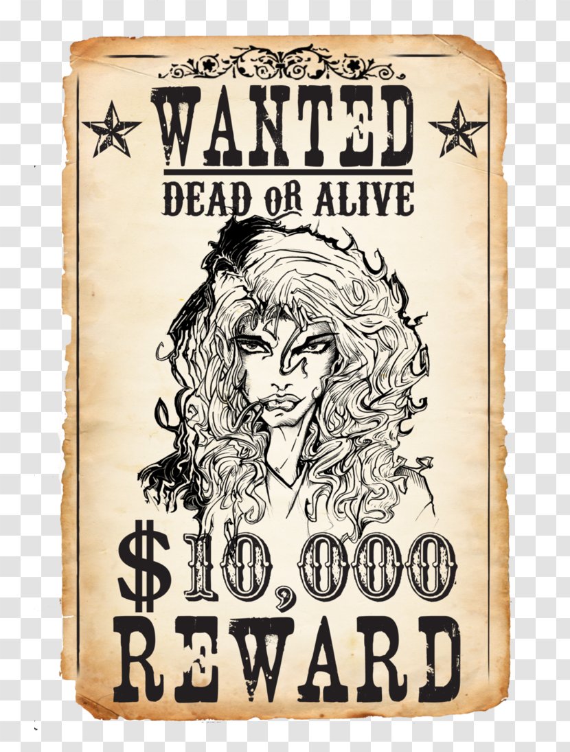 Wanted Poster Graphic Design Transparent PNG
