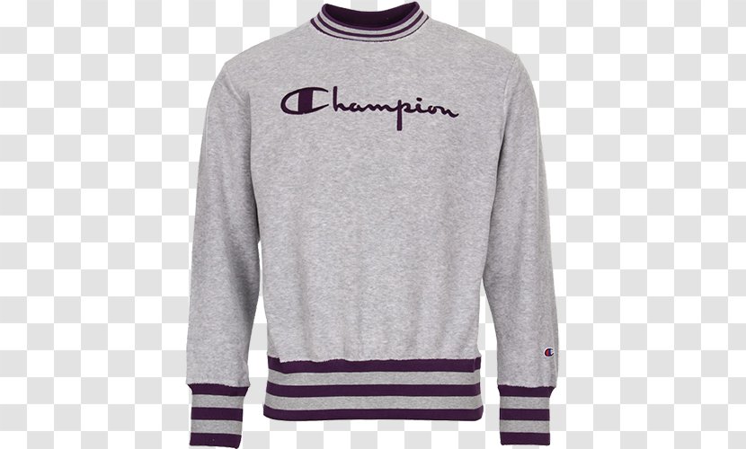 Hoodie T-shirt Champion Sweater Crew Neck - Tshirt - Sweatshirts Transparent PNG