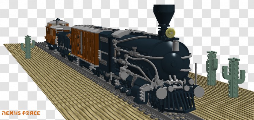 Lego Trains Rail Transport Steam Locomotive - Vehicle - Train Transparent PNG