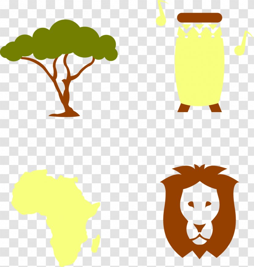 Africa Icon - Scalable Vector Graphics - Lion Transparent PNG