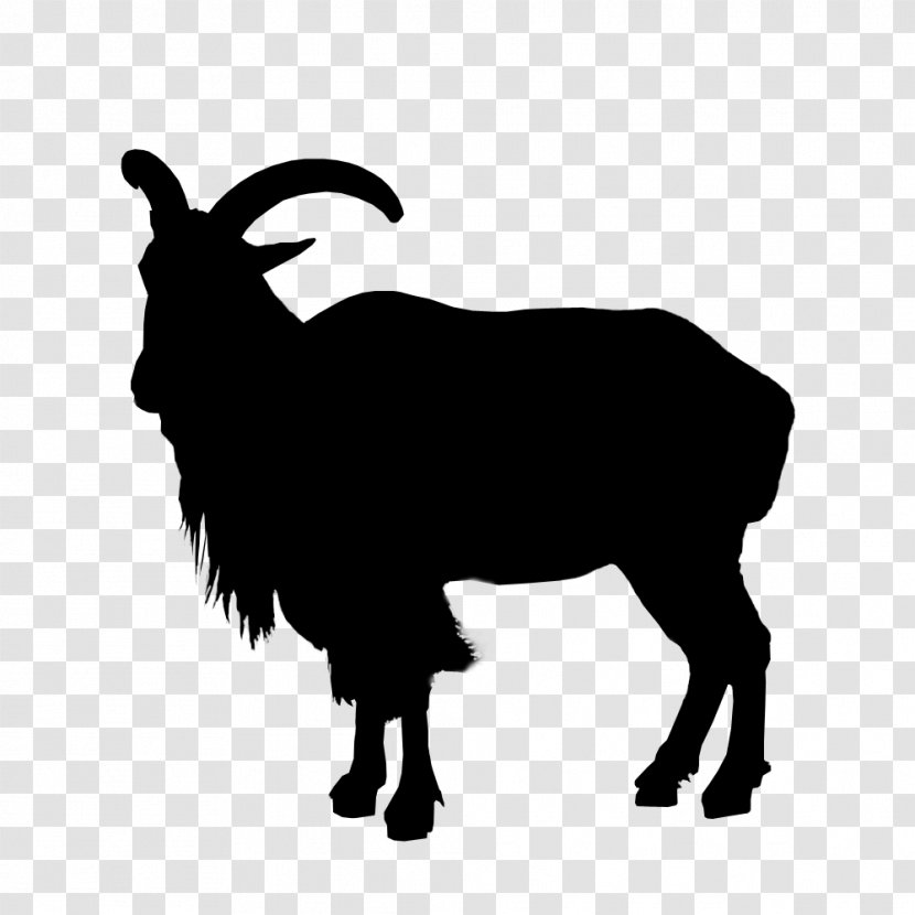 Sheep Goat Cattle Clip Art Fauna - Wildlife - Silhouette Transparent PNG